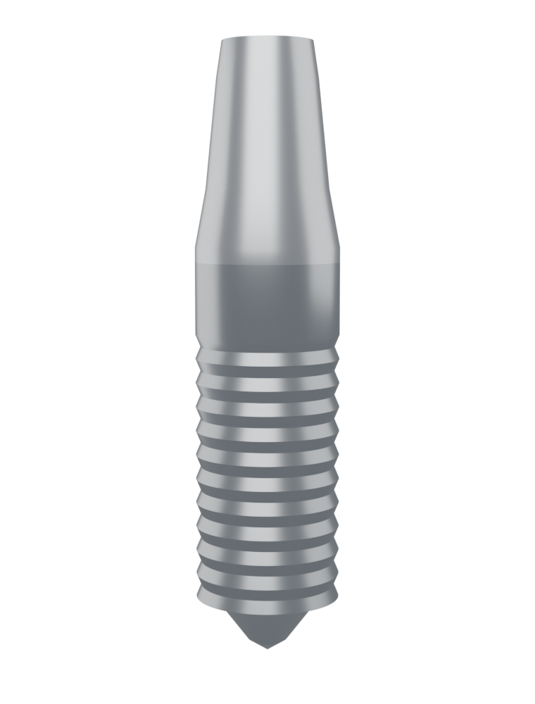 External hex connection, sectionable 3D cutaway